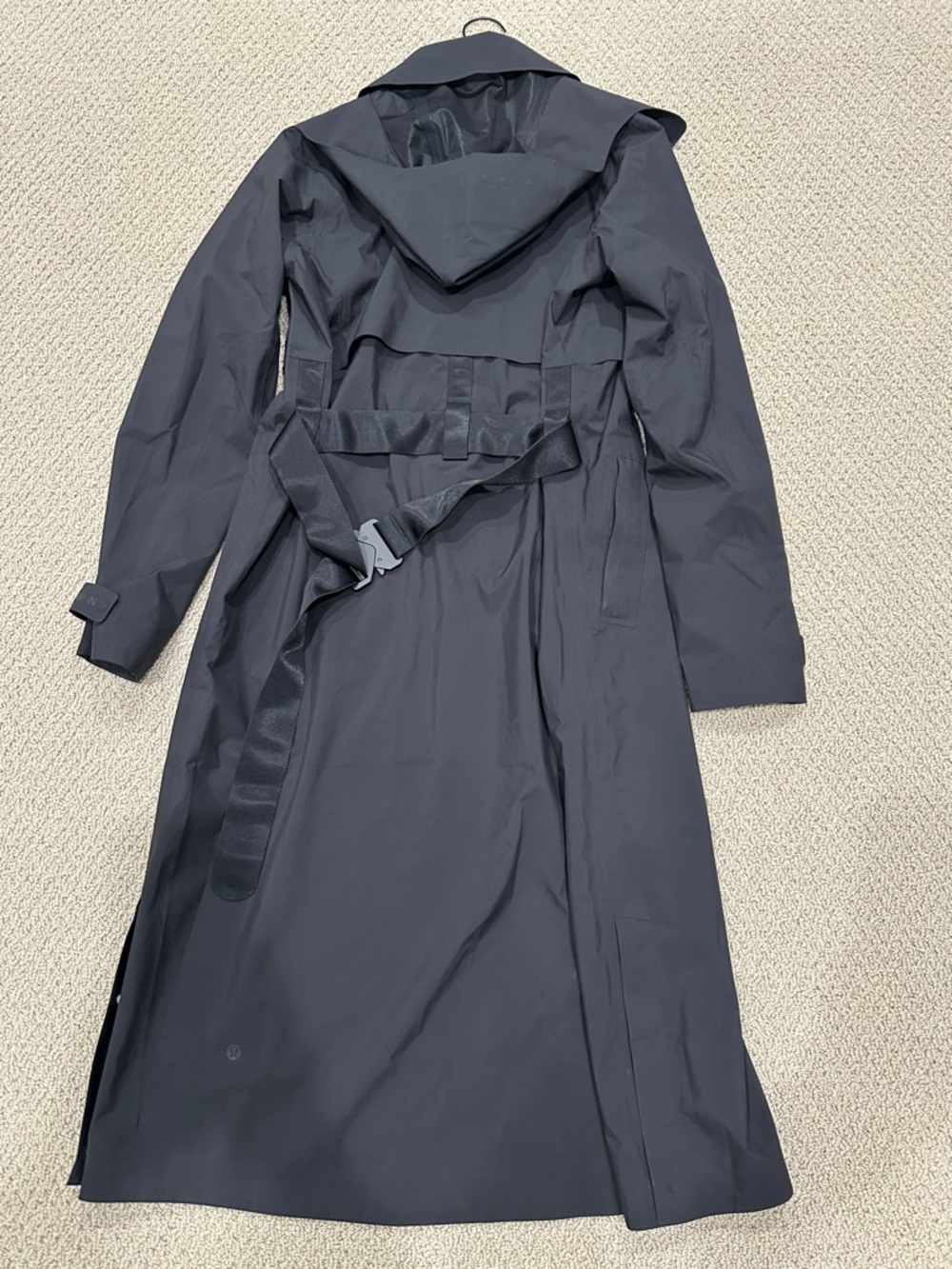 lululemon athletica Black Trench/Rain Coat - Picture 4 of 6